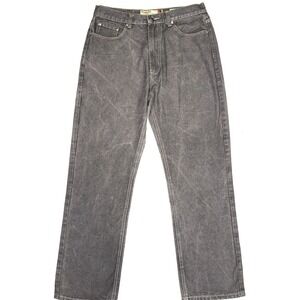 PJ Mark Jeans Men's W36 L32 Gray Premium Denim Stretch High Rise Straight Fit